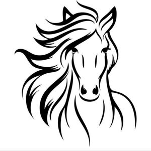 Wild Horse Animal Vinyl Graphic Auto Laptop Car Wall Decor Decal Bumper Sticker